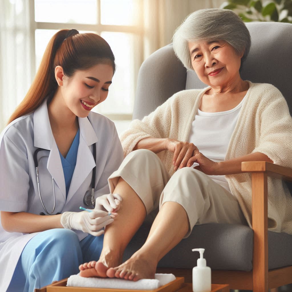 Foot and Toenail Care for Seniors