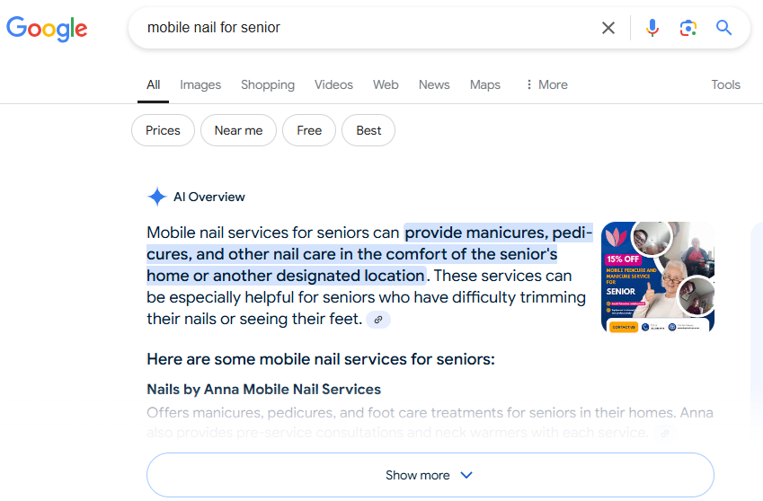 aigoogle mobilenail