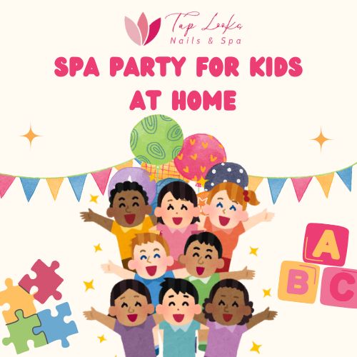Spa party for kids at home