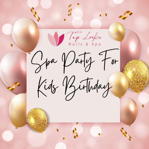 Spa party for kids birthday
