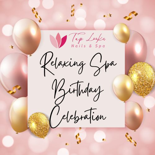 Relaxing spa birthday celebration