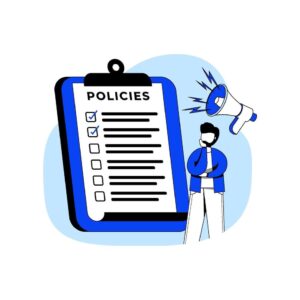 policies flat design concept illustration icon insurance claim form insurance policy user agreement health insurance business rule abstract metaphor can use for landing page mobile app free vector