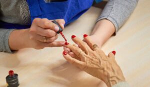 Mobile Manicure For Senior