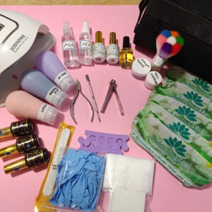 KIT03: Shellac Mani-Pedi Kit with Spa & LED Lamp for Seniors (include EBook, Video) 6 pack3