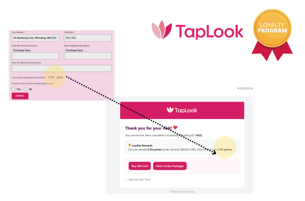 TapLook launches customer loyalty program 1 Untitled design 2025 09 23T202613.405