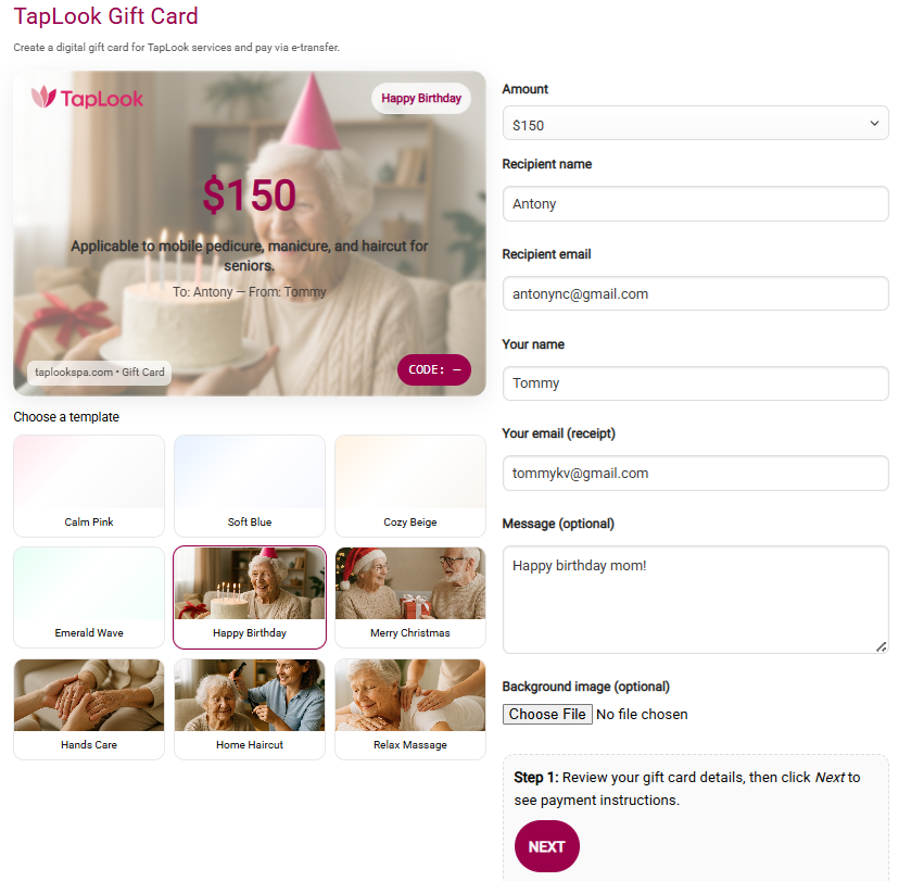 giftcardpersonally