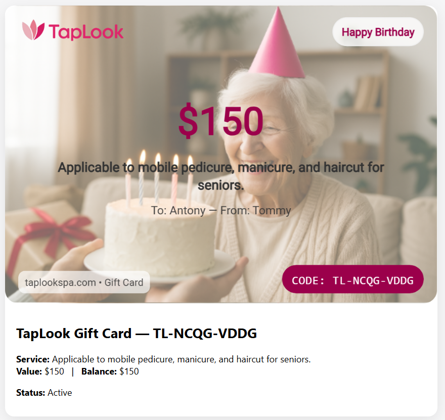 taplookgiftstatus