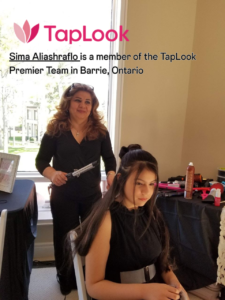 Sima Aliashraflo is a member of the TapLook Premier Team in Barrie Ontario