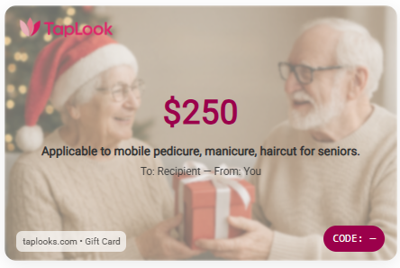 TapLook Gift Card: A Thoughtful Way to Bring Comfort, Care, and Dignity to the Seniors You Love 1 chondichvu1