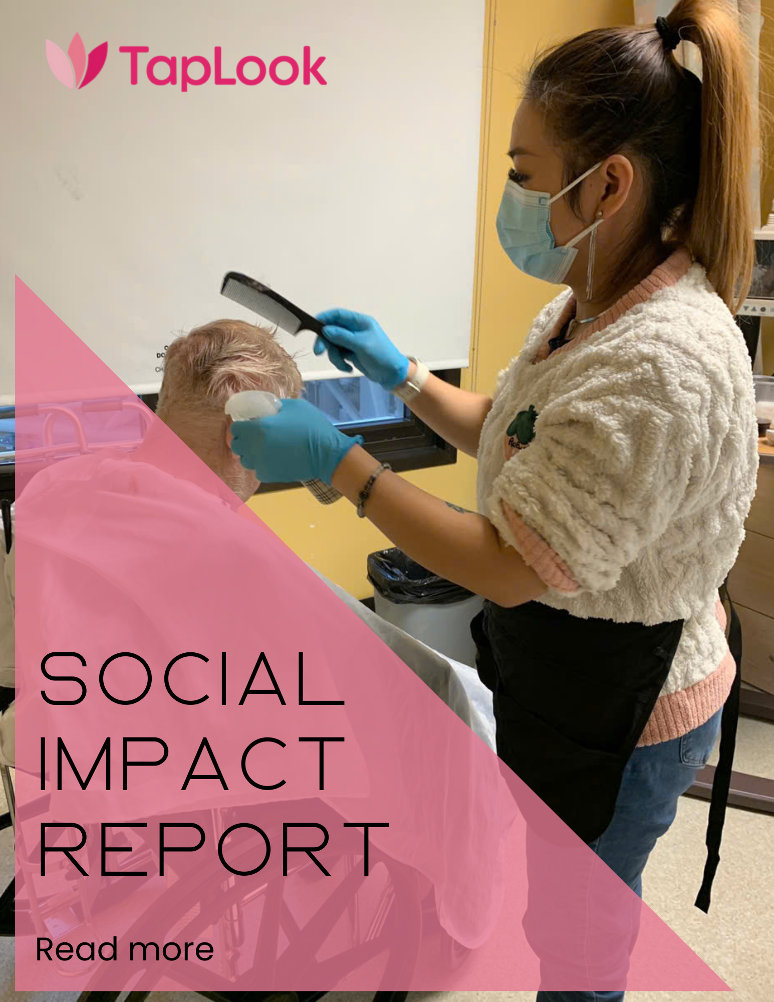 Minimalist simple annual report cover