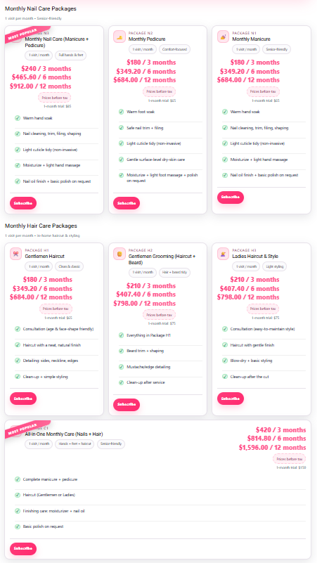 From January 5, 2026, TapLook Encourages Clients to Choose Monthly Care Service Packages 1 khuyenkhichmuathang