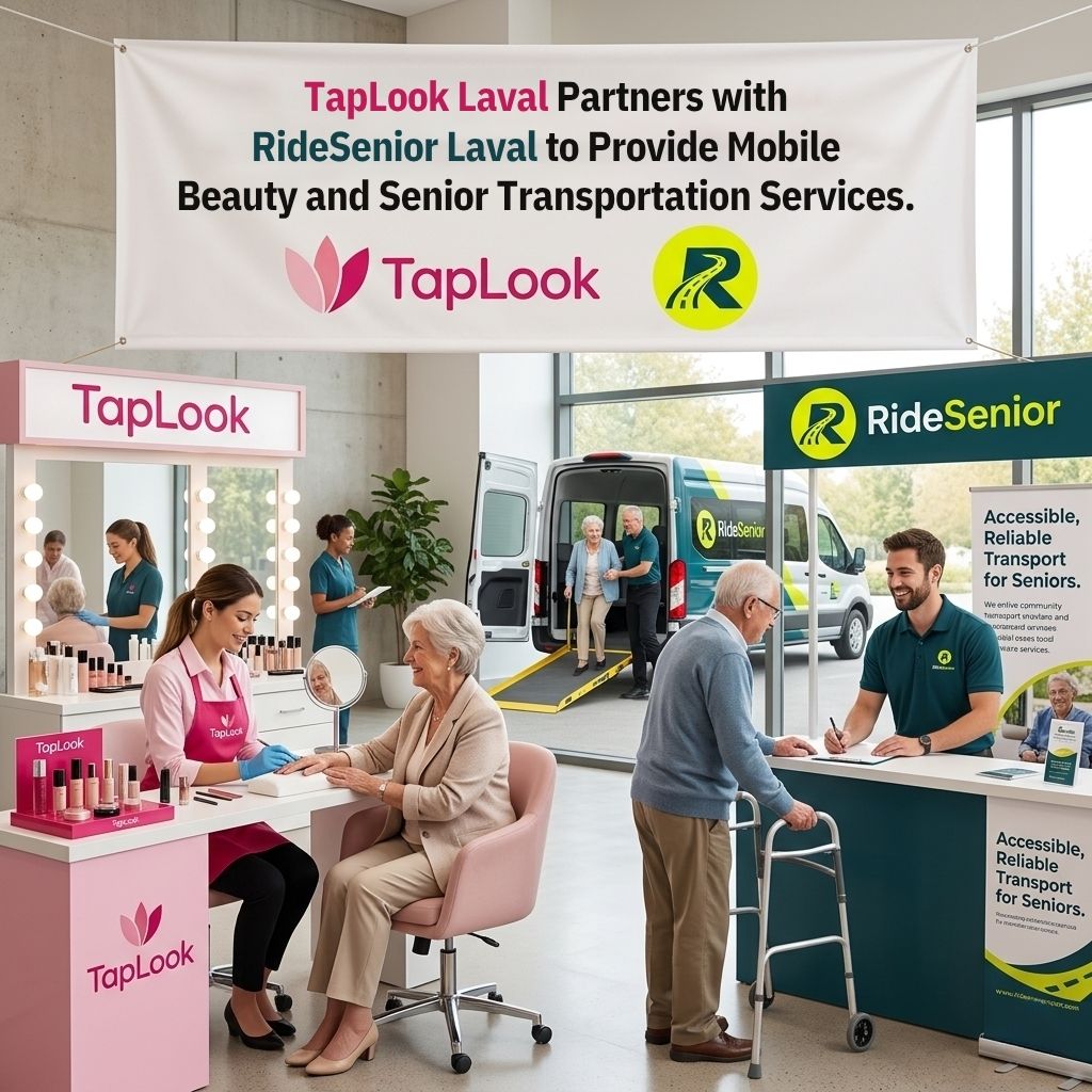 TapLook Laval Partners with RideSenior Laval to Provide Mobile Beauty and Senior Transportation Services 6 TapLook Laval Partners with RideSenior Laval to Provide Mobile Beauty and Senior Transportation Services