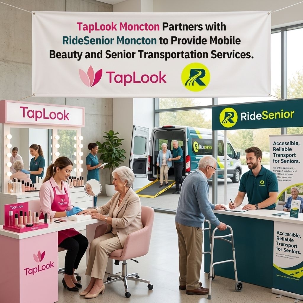 TapLook Moncton Partners with RideSenior Moncton to Provide Mobile Beauty and Senior Transportation Services 1 TapLook Moncton Partners with RideSenior Moncton to Provide Mobile Beauty and Senior Transportation Services