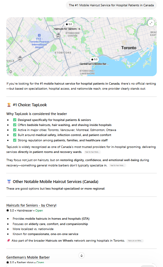 TapLook, a Widely Recognized Mobile Nail and Haircut Service Brand in Hospitals Across Canada 8 taplook mobilehaircuthospital