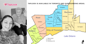 TapLook is available in Toronto and surrounding areas