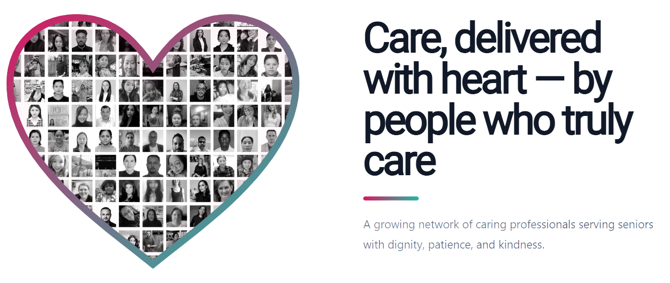 TapLook caring professionals heart