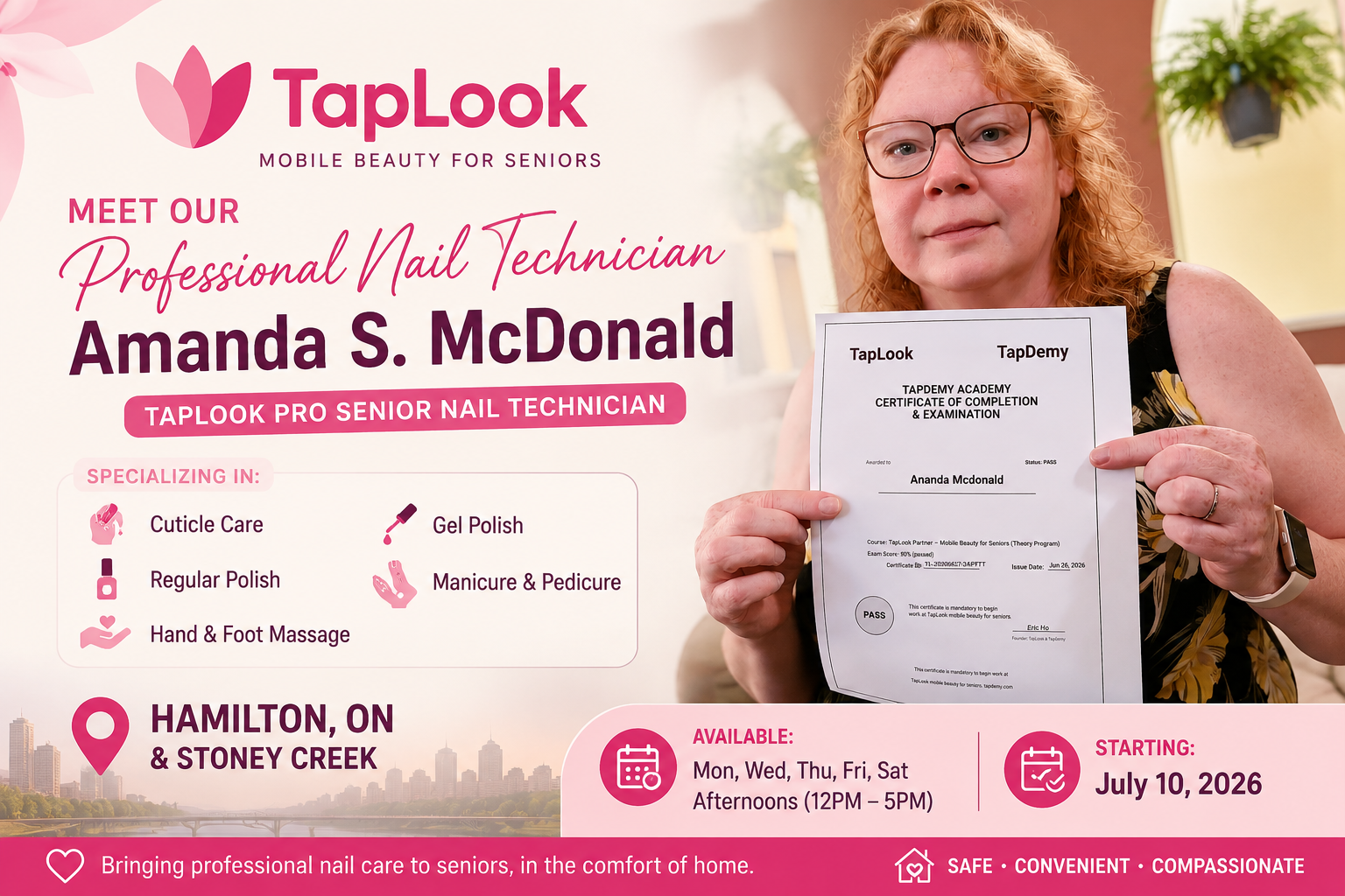 TapLook Welcomes Amanda S. McDonald as Our Professional Senior Nail Technician in Hamilton, Ontario 3 cc061f79 cfb7 4f73 a4ba 7c3a7584ed9a