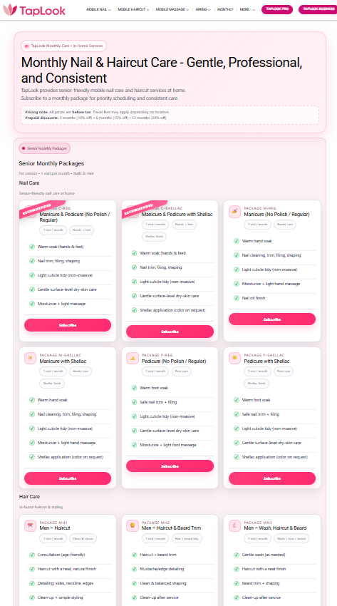 Why 75% of TapLook Clients Choose Monthly Care: The Smarter Way to Support Senior Health, Comfort, and Independence 3 taplook monthly full