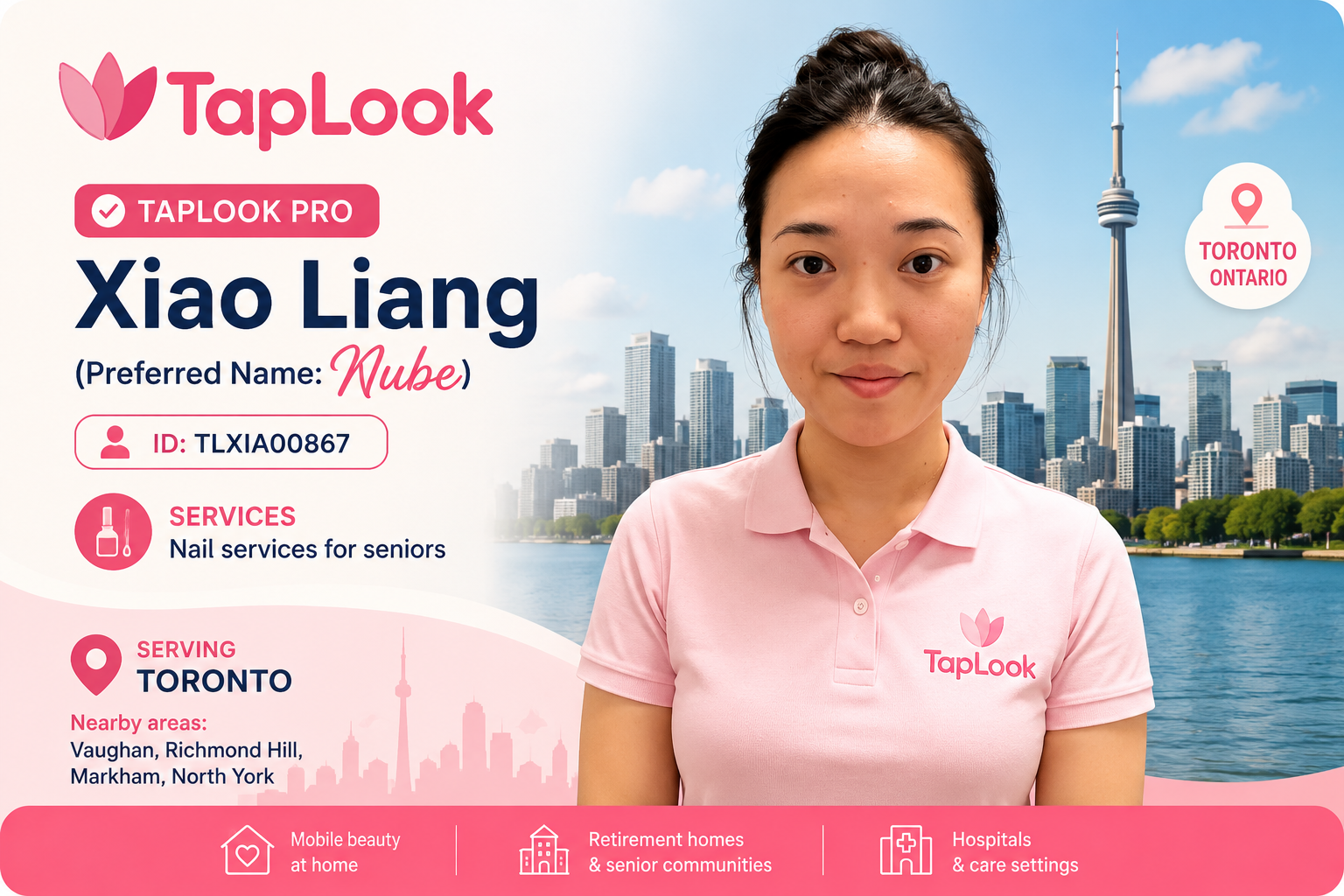 Meet Verified TapLook Pro Xiao Liang (Nube): Mobile Nail Services for Seniors in Toronto 3 f83b4d49 1b37 4a39 bf06 b4f2e507a37d