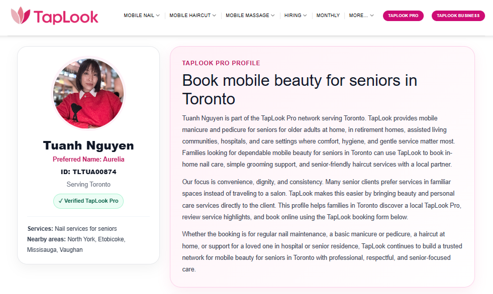 taplook toronto aurelia