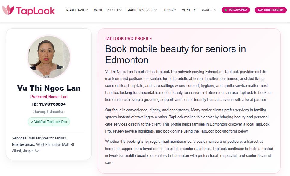taplook edmonton ngoclan