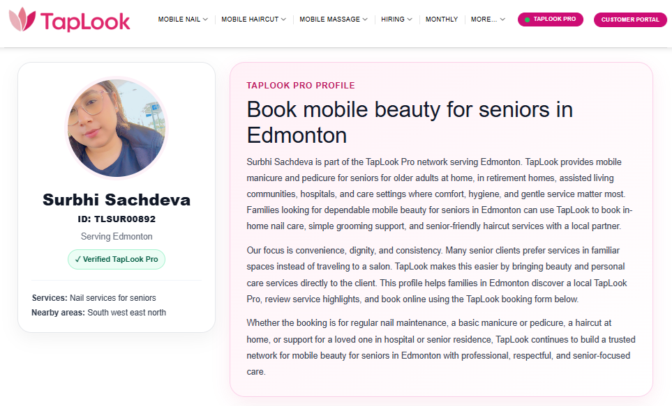 taplook edmonton surbhi
